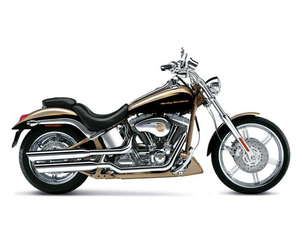 2004 Harley-Davidson Springer Softail — HogPlay 7-inch CarPlay & Android Auto screen fitment