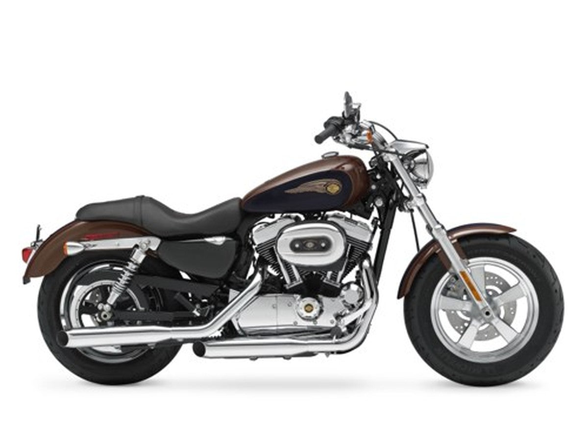 2013 Harley-Davidson 1200 Custom ANV — HogPlay 7-inch CarPlay & Android Auto screen fitment