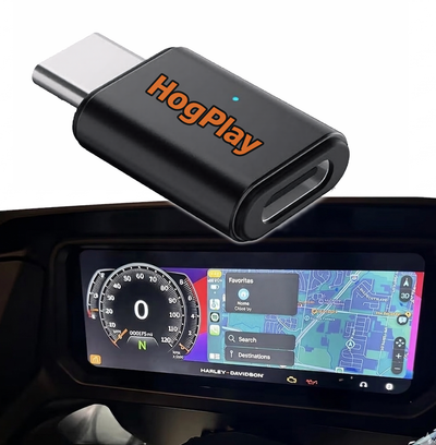 HogPlay USB- C Wireless CarPlay Bypass adaptor