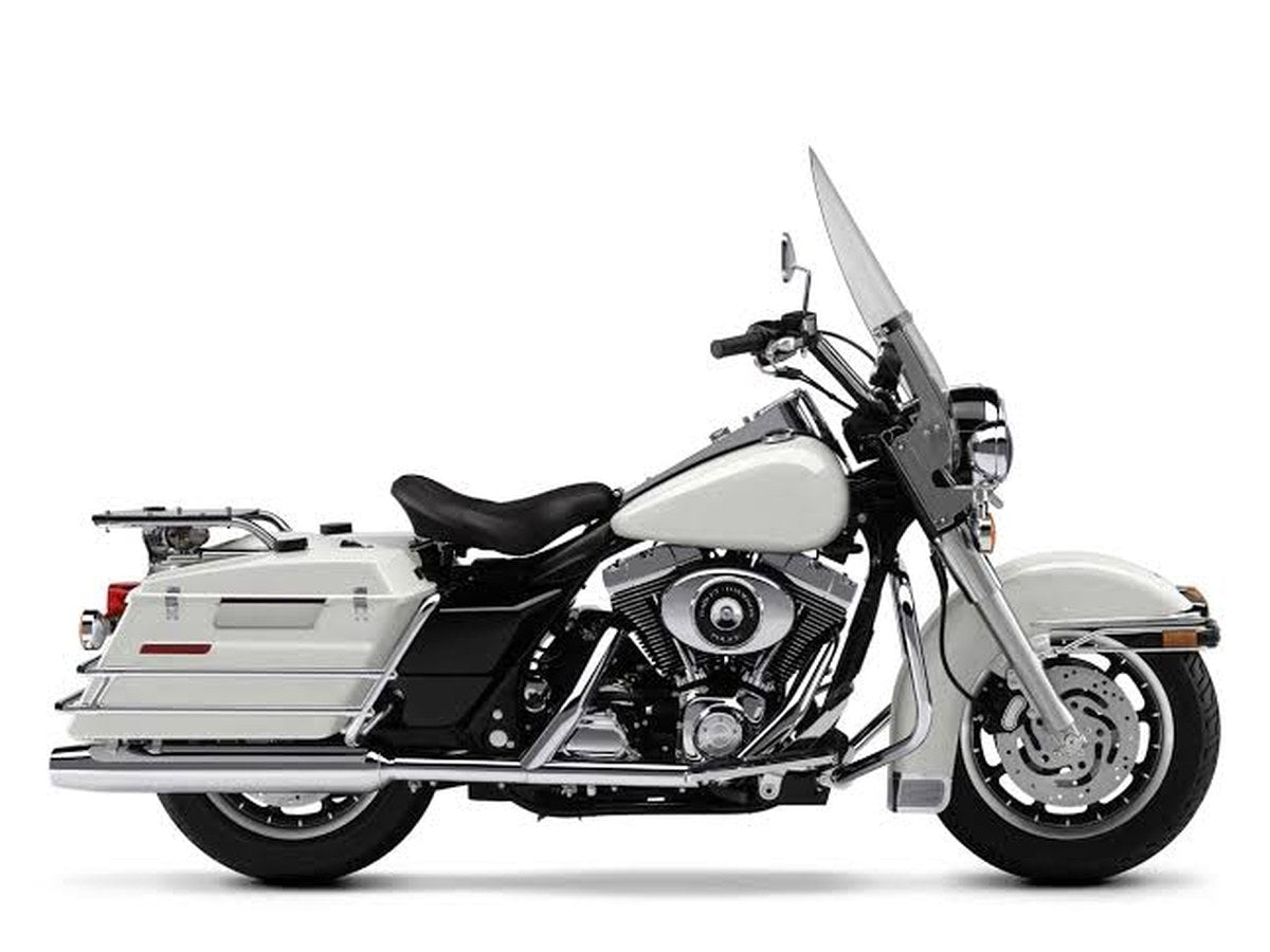 1999 Harley-Davidson Road King Police Escort — HogPlay 7-inch CarPlay & Android Auto screen fitment