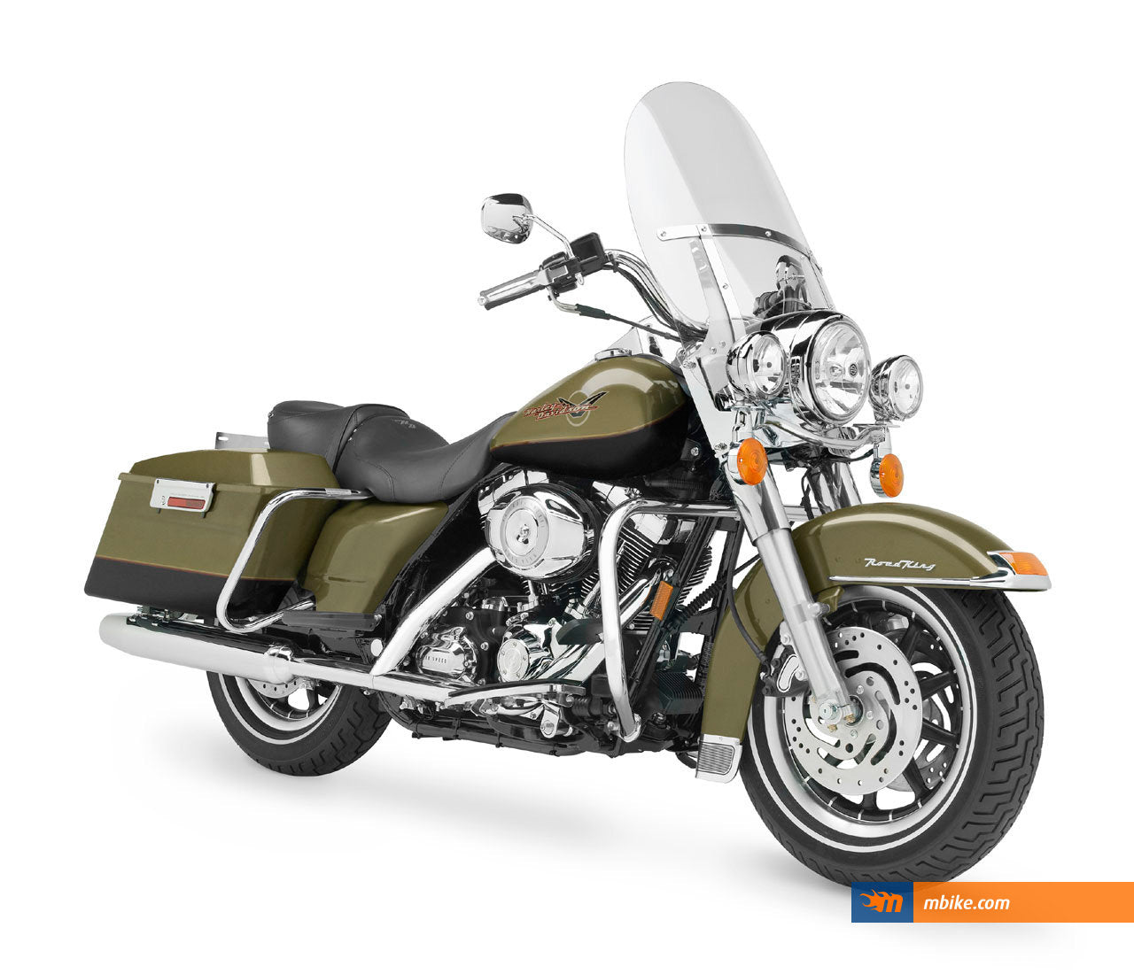 2000 Harley-Davidson Road King Classic — HogPlay 7-inch CarPlay & Android Auto screen fitment