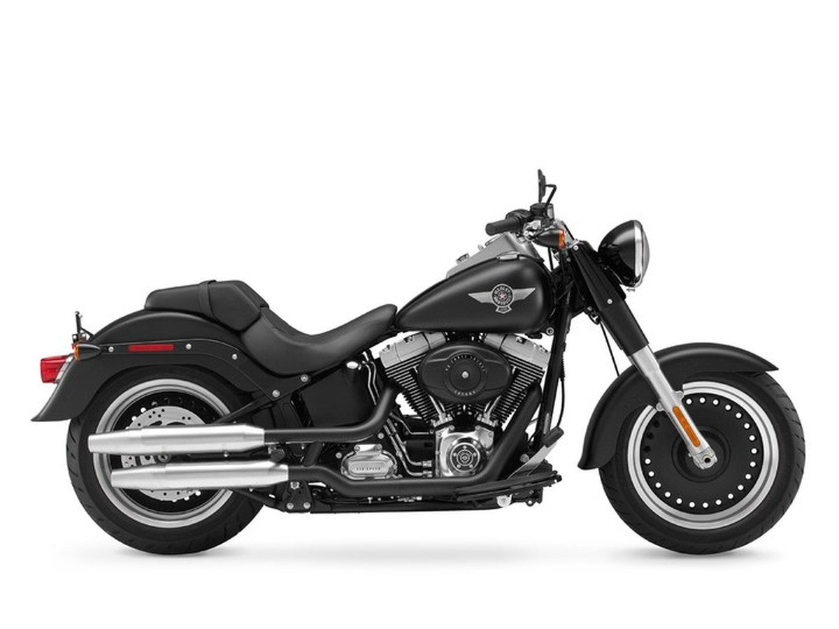 2010 Harley-Davidson Fat Boy Lo — HogPlay 7-inch CarPlay & Android Auto screen fitment