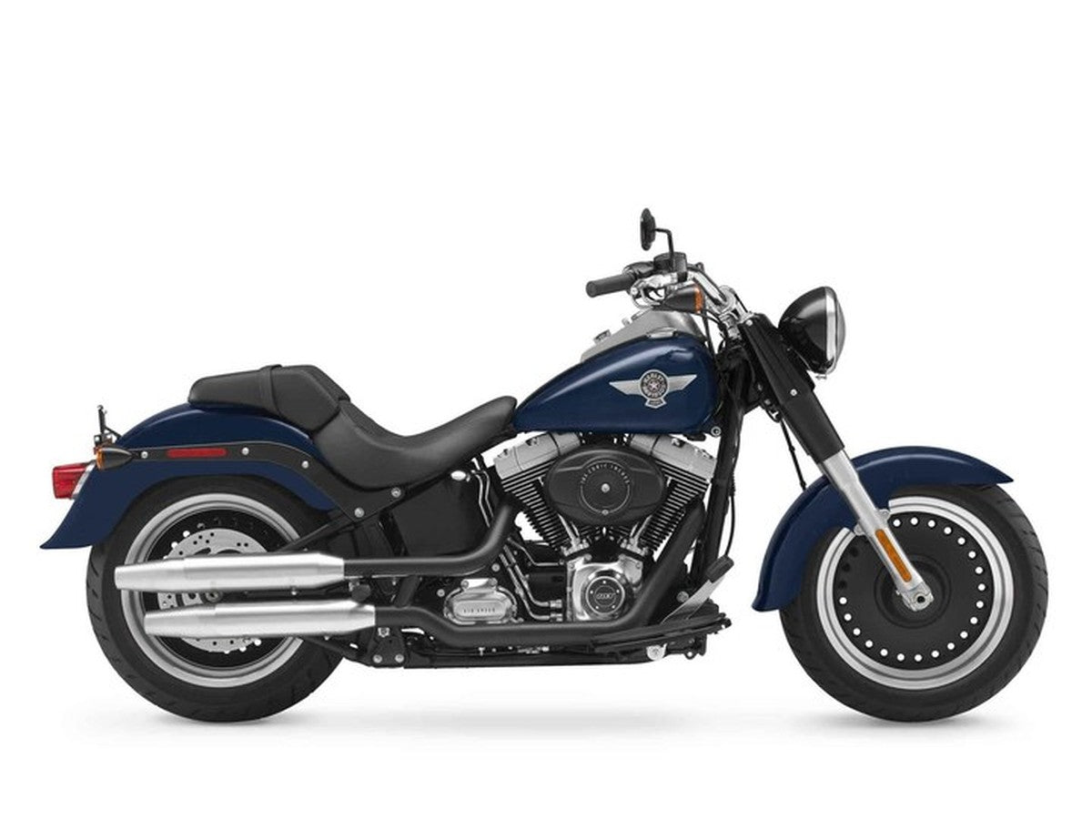 2012 Harley-Davidson Fat Boy Lo — HogPlay 7-inch CarPlay & Android Auto screen fitment