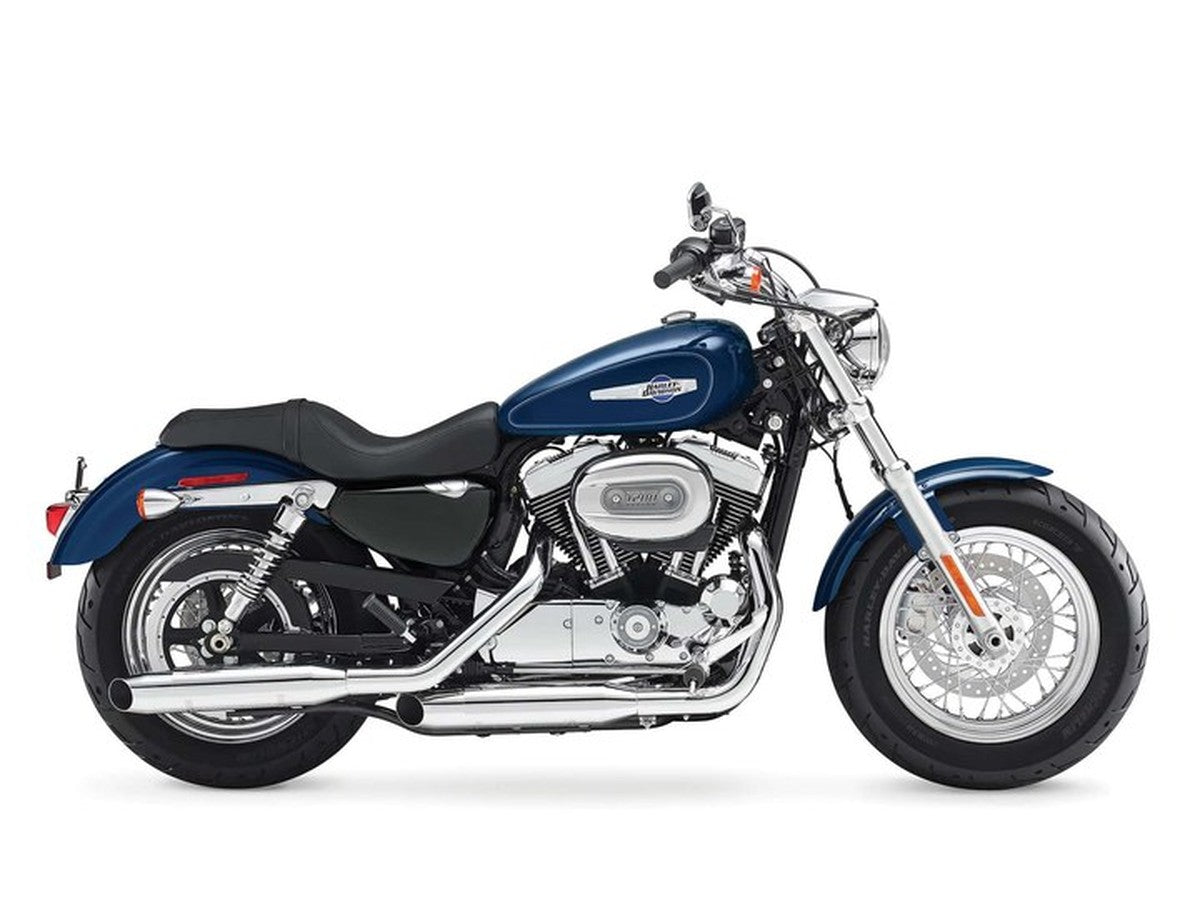 2014 Harley-Davidson 1200 Custom (H-D1) — HogPlay 7-inch CarPlay & Android Auto screen fitment