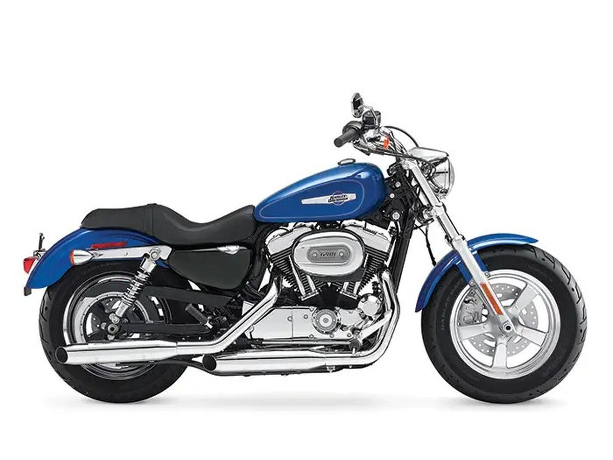 2015 Harley-Davidson 1200 Custom — HogPlay 7-inch CarPlay & Android Auto screen fitment