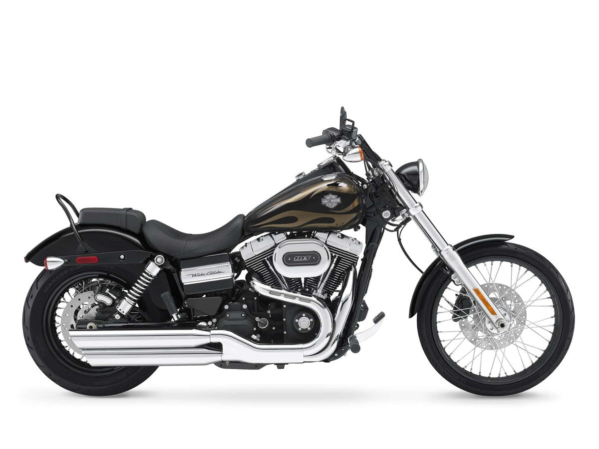 1997 Harley-Davidson Wide Glide — HogPlay 7-inch CarPlay & Android Auto screen fitment